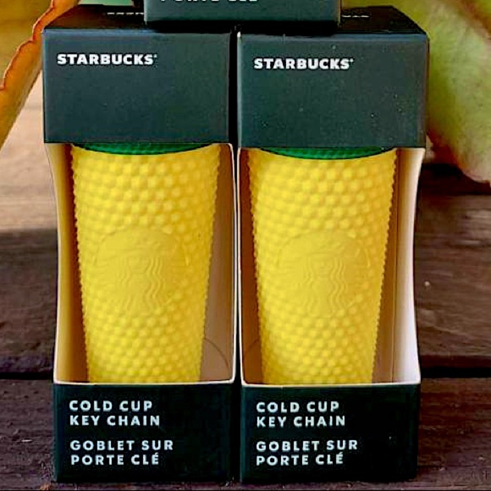 Starbucks Pineapple Cold Cup Keychain🍍 Brand‎ New in box🍍
